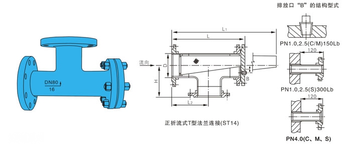 SRT正反折流T型过滤器(图6)