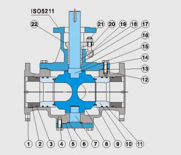 Q46F不锈钢四通球阀(图2)