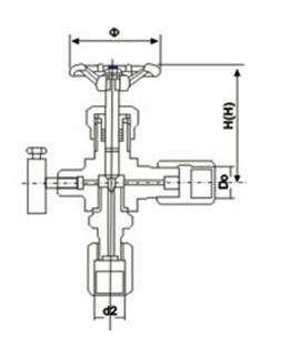 J29H,J29W压力表针型阀(图1)