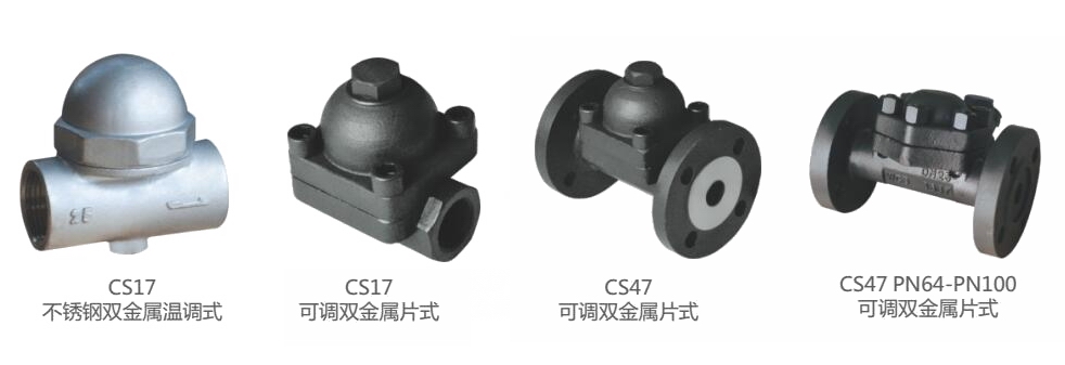 CS47H,CS17H可调式双金属片蒸汽疏水阀(图1)