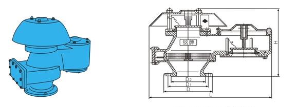 QZF-89全天候防冻阻火呼吸阀(图1)