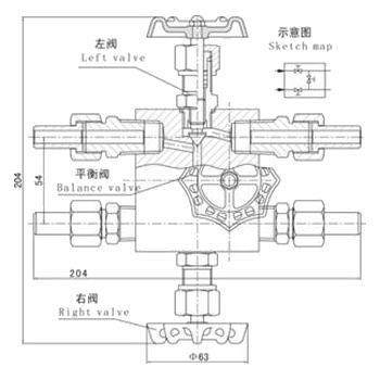 QFF3一体化三阀组(图1)