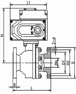 Q941F电动开关球阀(图2)