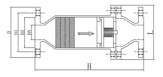 HF-4乙炔管道阻火器(图1)