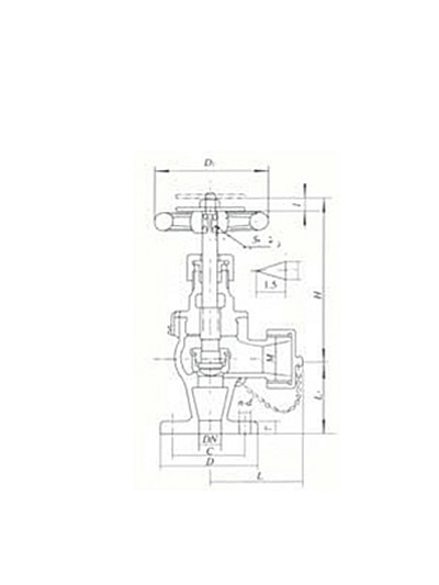 船用日标铸铁消防阀JIS F7333(图2)