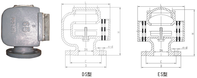 船用D、DS浮筒式油舱空气管头CB/T3594-94