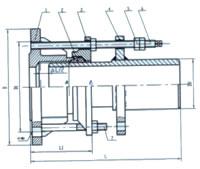 船用法兰铸铁伸缩接头