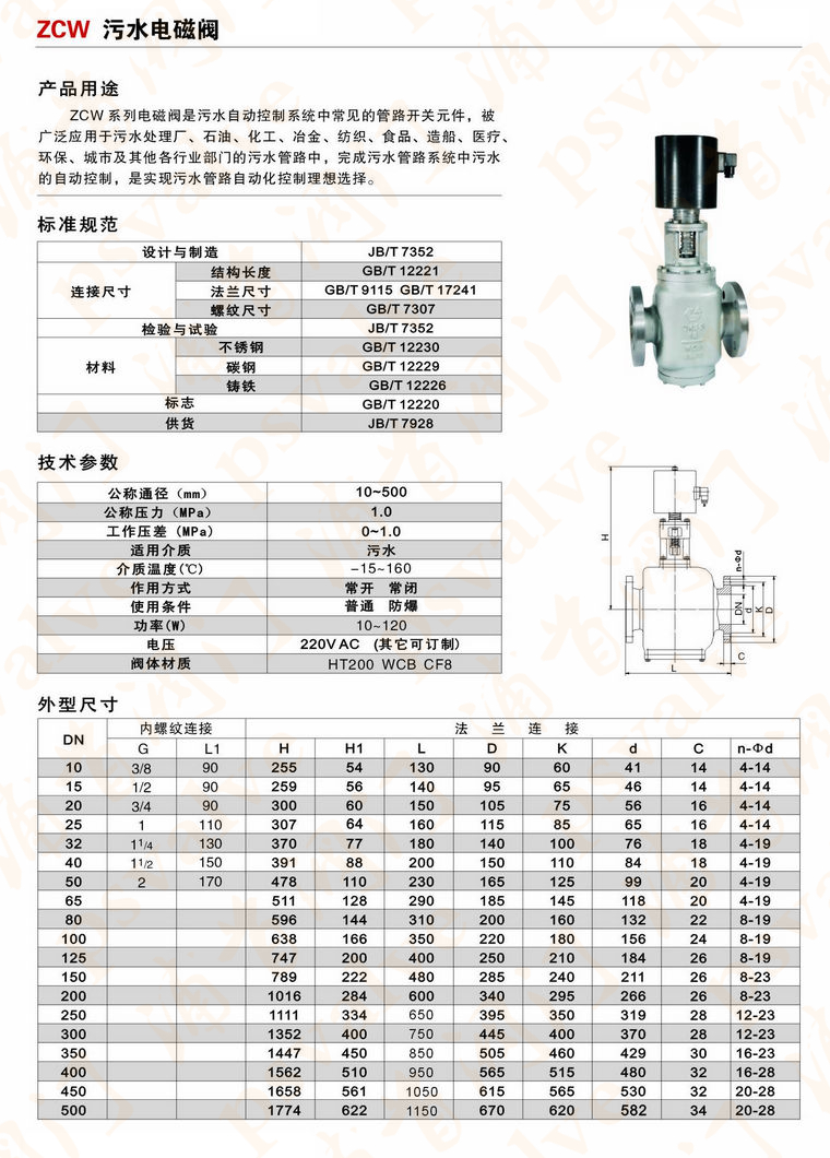 污水电磁阀(图1)