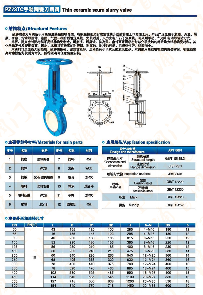 陶瓷刀闸阀(图2)