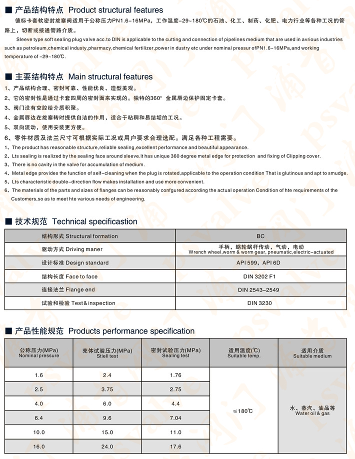 德标旋塞阀(图1)