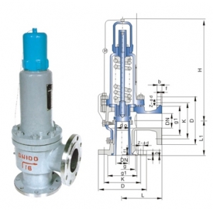 A41H,A41Y弹簧微启封闭式安全阀